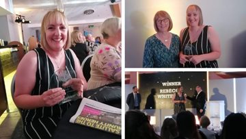 Cumbrian care home Colleague triumphant as the winner of the Keyworker of the Year Award
